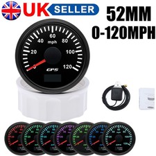 52mm GPS Speedometer 0-120MPH
