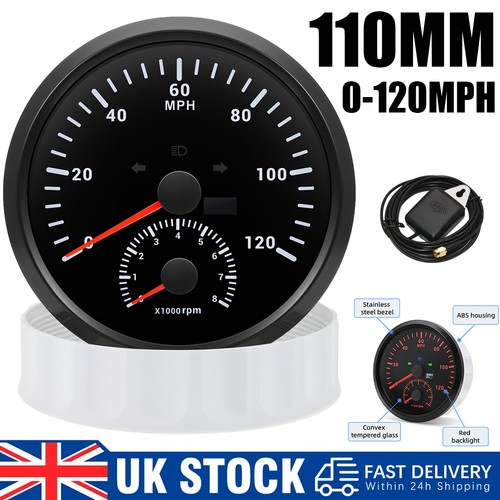 110mm black digital gps - 110mm,