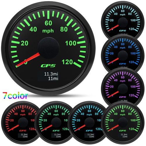52mm black gps speedometer - 52mm,