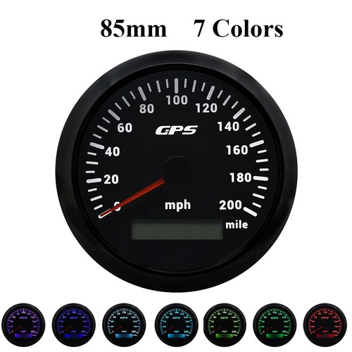 85mm gps speedometer odometer - gps,