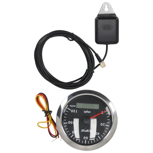 85mm black gps speedometer - 85mm,