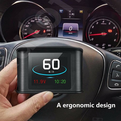 Car hud head - kmh, &