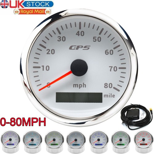 85mm white gps - 85mm, speedometer