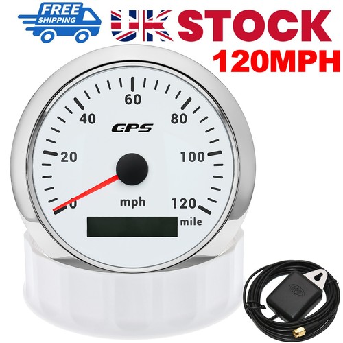 85mm white gps - 85mm, speedometer
