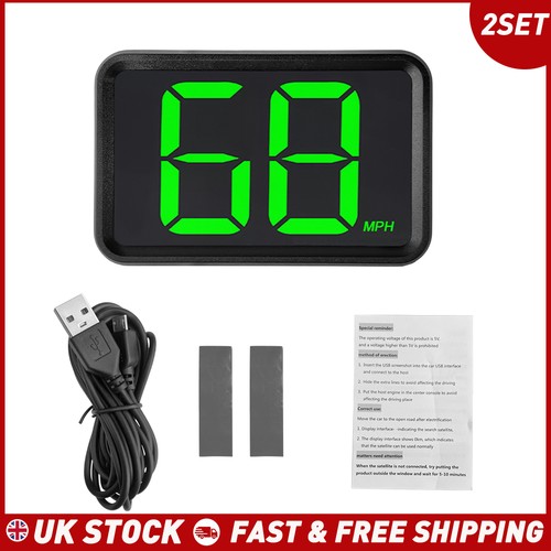 Digital gps speedometer mph - 2x,