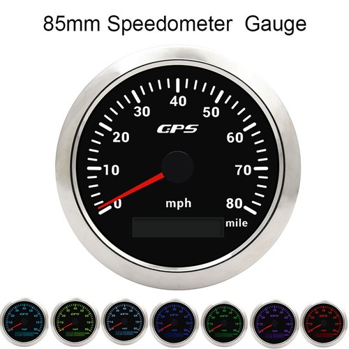85mm gps speedometer gauge - speedometer,