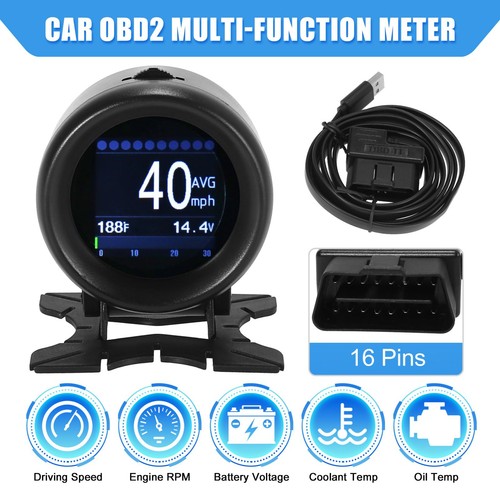 Car obd2 hud digital - car,
